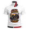 Tricou personalizat Moto este un stil de viață imprimat prin sublimare premium pe material confortabil cu imprimeu rezistent ideal pentru motocicliști și pasionații de moto