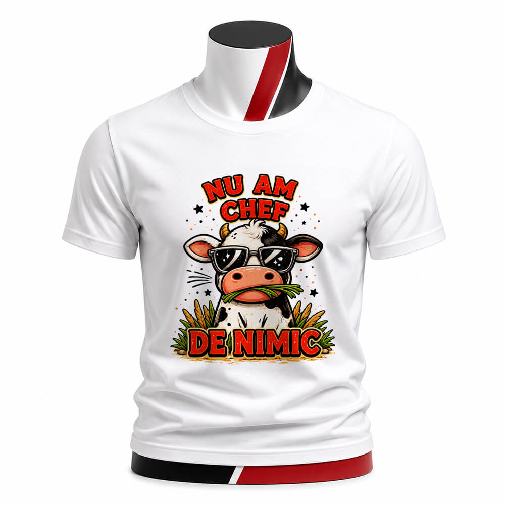 Tricou personalizat unisex - Nu am chef de nimic