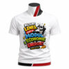Tricou personalizat cu panda și mesajul Nu sunt leneș sunt în modul economie de energie. Imprimare premium prin sublimare și material confortabil