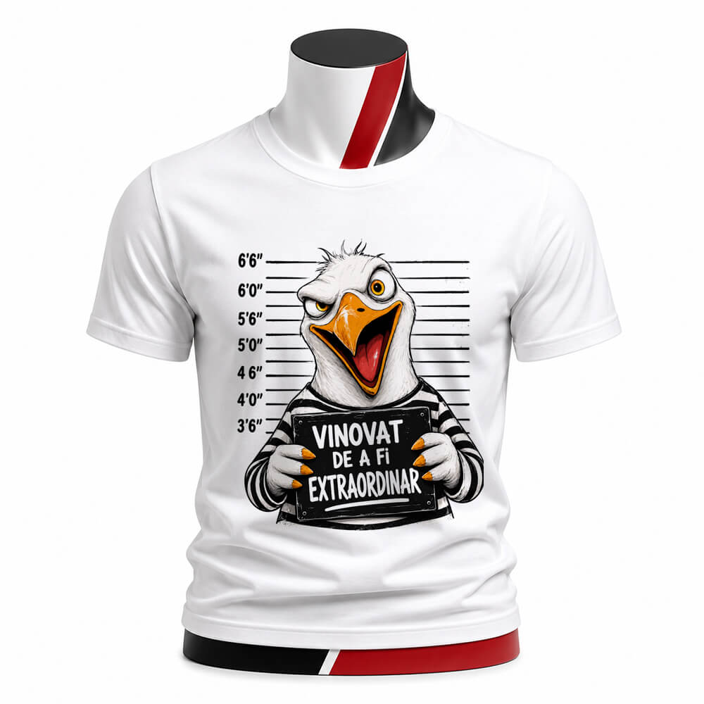 Tricou personalizat unisex - Vinovat de a fi extraordinar