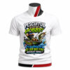 Tricou personalizat pentru pescari cu mesajul Pescuitul nu este doar hobby este scuza perfectă să stau pe apă și să nu fac absolut nimic. Imprimare premium.