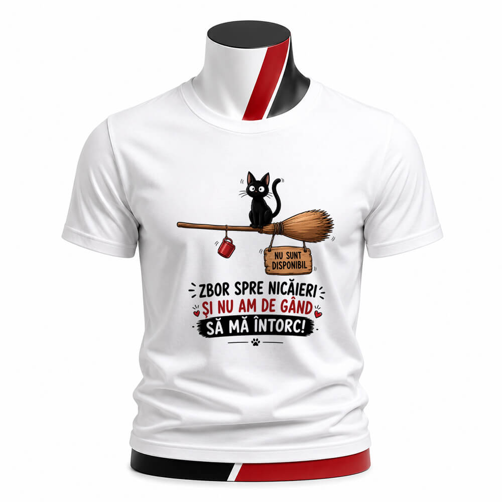 Tricou personalizat unisex - Zbor spre nicăieri