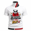 Tricou personalizat unisex Creez momentul cu panda cool și mesaj inspirațional. Un design motivațional modern pentru cei care aleg să își construiască singuri succesul