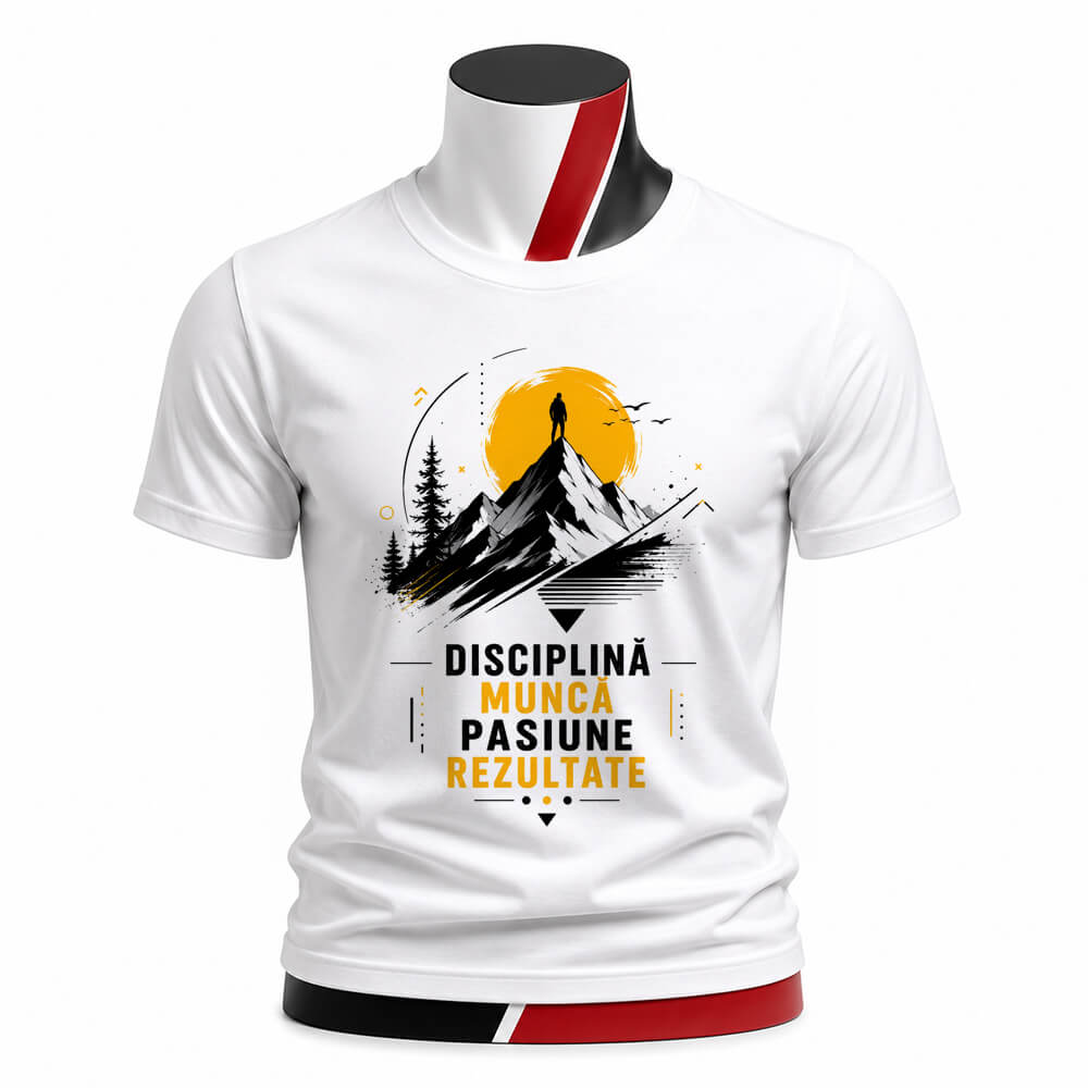 Tricou personalizat unisex - Drumul spre succes