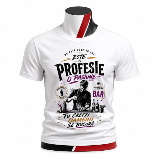 Tricou personalizat unisex - Profesie de bar