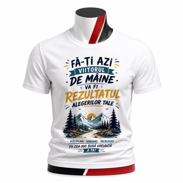 Tricou personalizat unisex - Viitorul începe azi