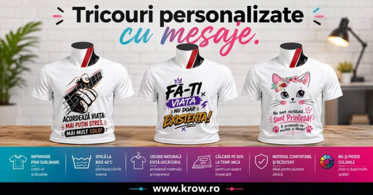 Tricouri personalizate cu mesaje creeaza cadouri originale pentru familie prieteni colegi aniversari evenimente speciale culori vii imprimeuri rezistente stil unic inspiratie zilnica