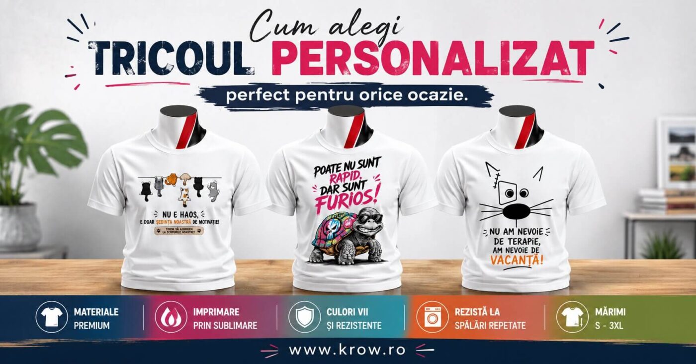cum alegi tricoul personalizat perfect pentru orice ocazie tricouri personalizate sublimare imprimare premium design original cadouri personalizate
