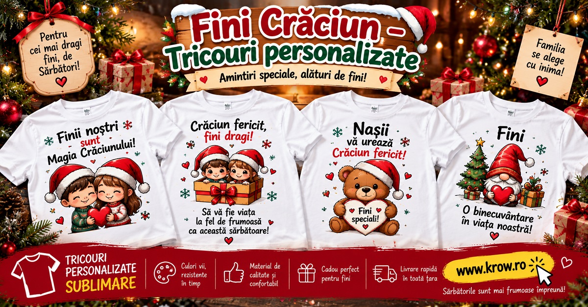 Fini Crăciun Tricouri personalizate