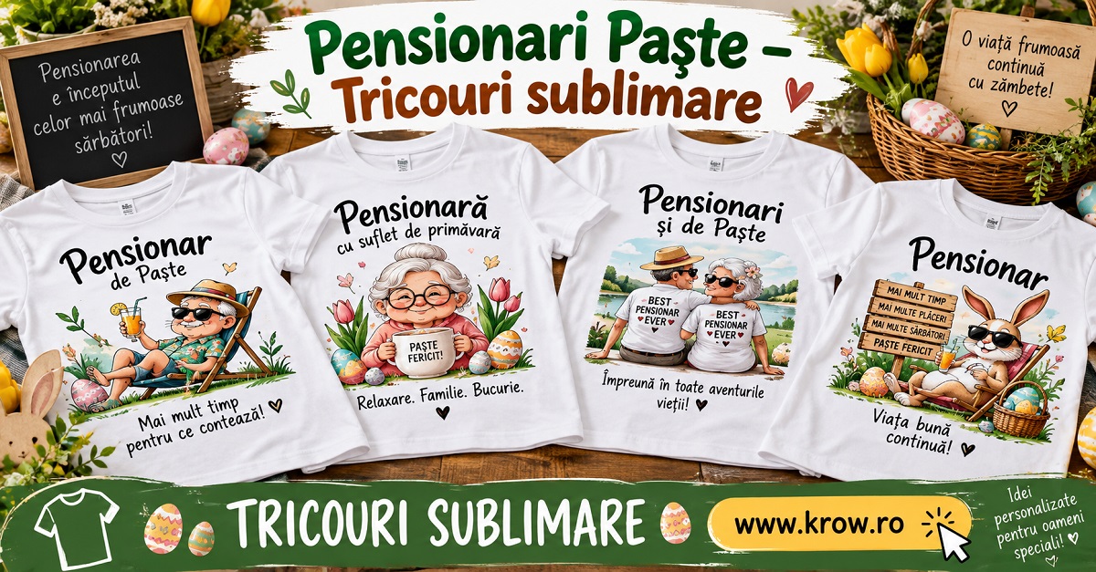 Pensionari Paște Tricouri sublimare