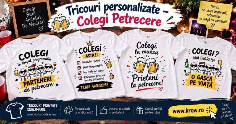 Tricouri personalizate Colegi Petrecere