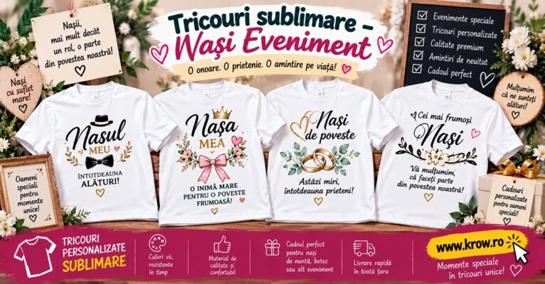 Tricouri sublimare – Nași Eveniment